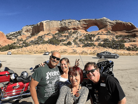Quick photo op as we passed Arches National Park